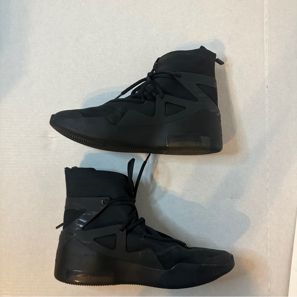 Nike Air Fear of God Triple Black Complete - Picture 2 of 15